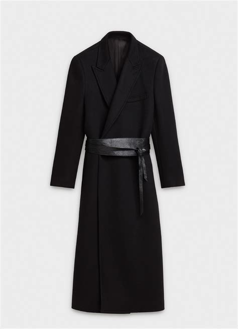 celine black coat|Celine.